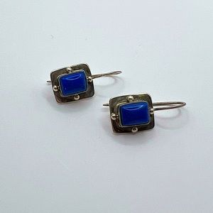 SAJEN Blue Lapis Sterling Silver Earrings